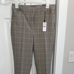 Express Editor High-Waisted Plaid Skinny Pant